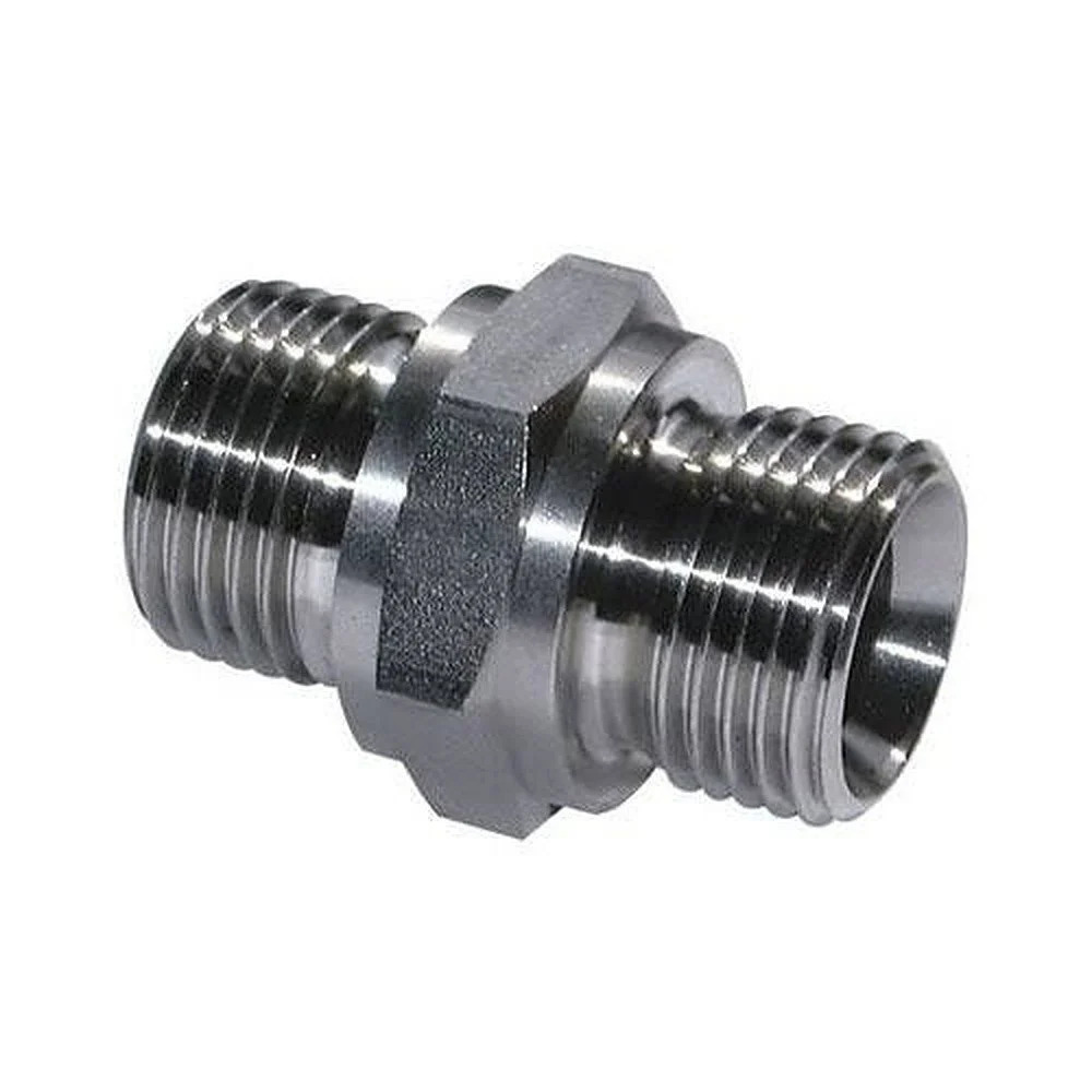 Hydraulic Hex Nipple - Finish: Polished