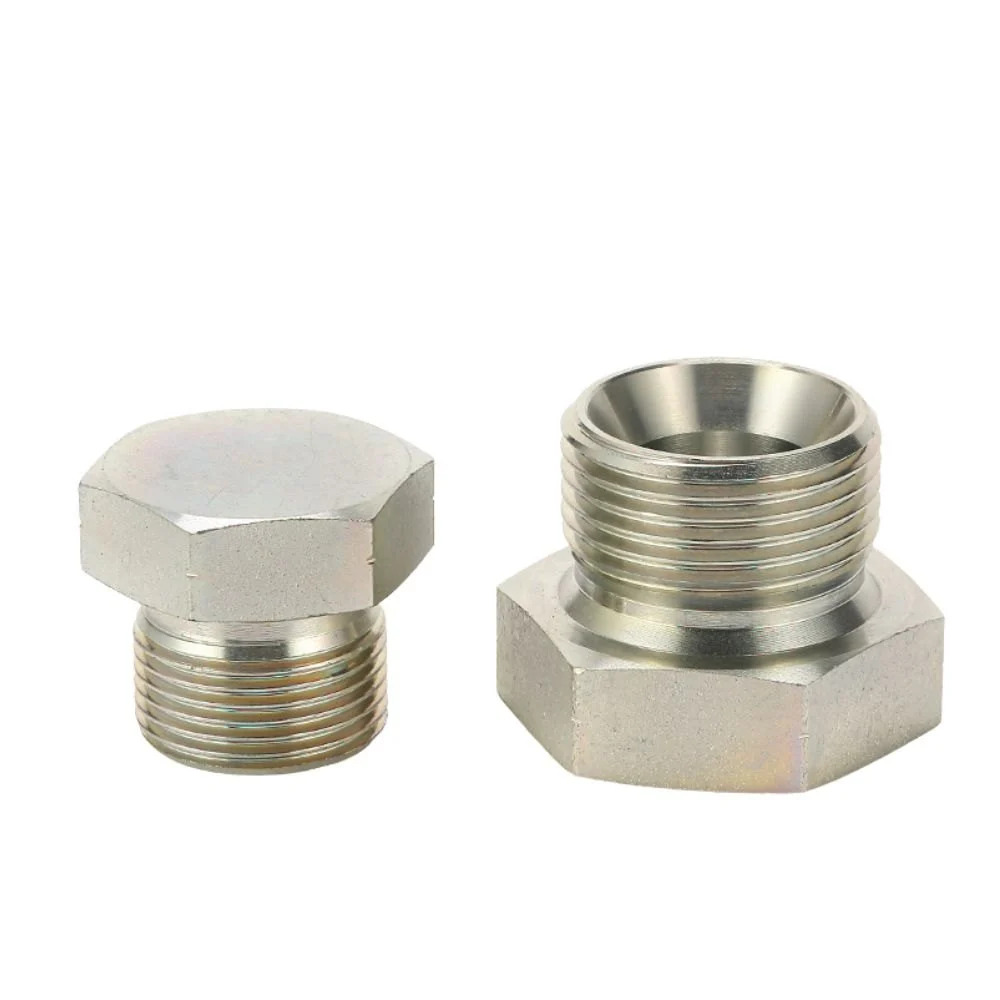 Hexagonal Stop Plug - Color: Silver