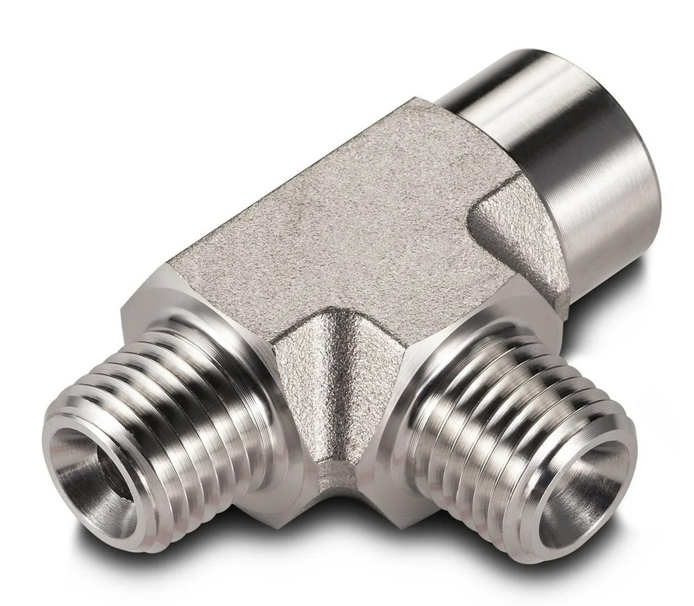 1-2 Inch Jic Hydraulic Fitting - Color: Silver