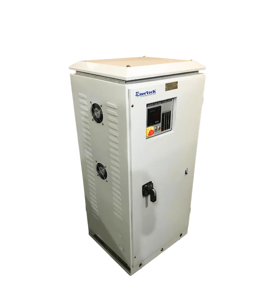 15kVA 3 Phase Air Cooled 310V-480V Servo Stabilizer, 170 V-270 V