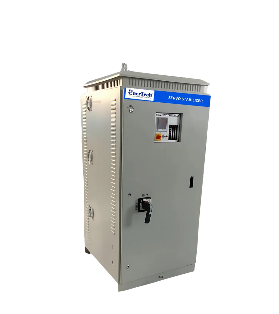 15kVA 3 Phase Air Cooled 310V-480V Servo Stabilizer, 170 V-270 V