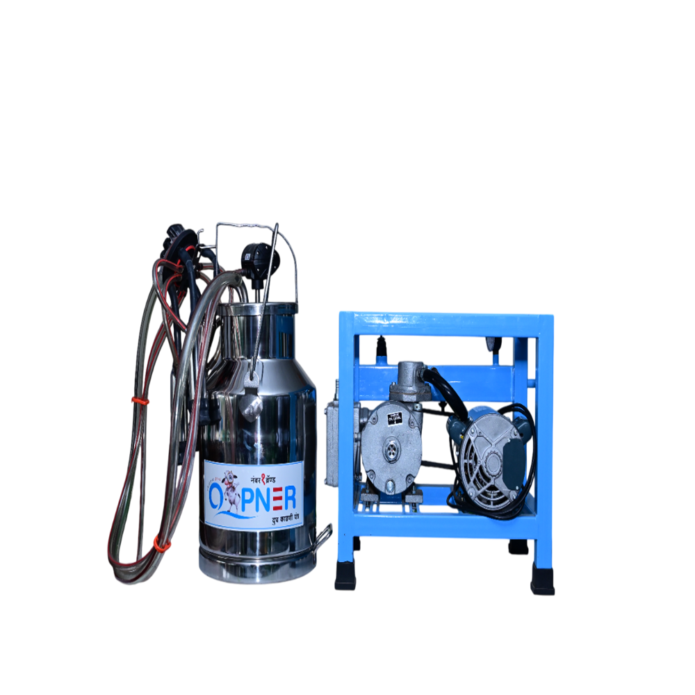 Economy Double Bucket Milking Machine - Capacity: 25 Ltr