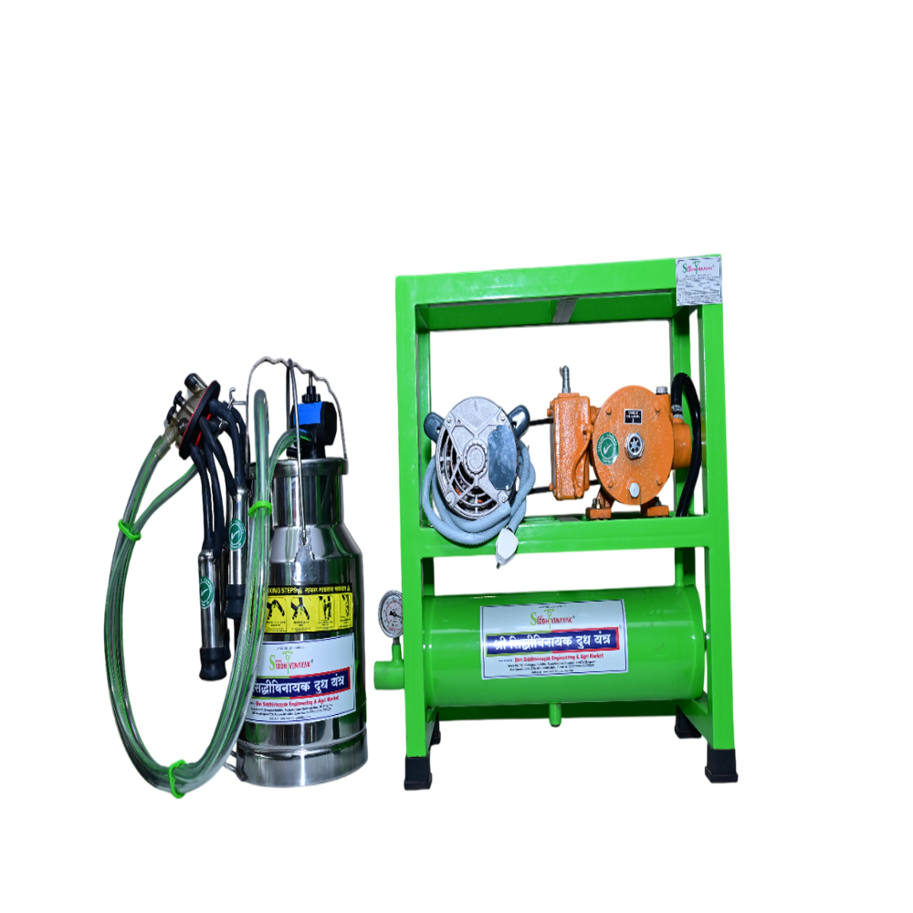 Double Bucket Milking Machine - Capacity: 150 Ltr/hr