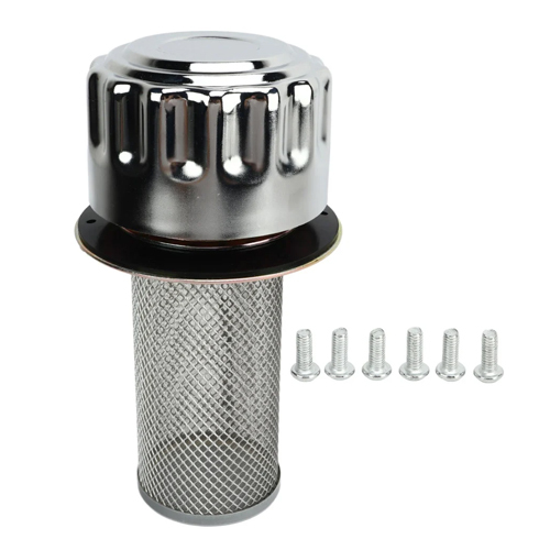 Metal Threaded Breather - Color: Silver