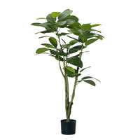 Sg-trbr-120 Artificial Green Rubber Plant - Breed: Hybrid Cultivar
