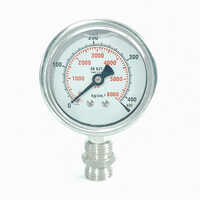 4 Inch Hydraulic Pressure Gauge - Accuracy: 100 %  %
