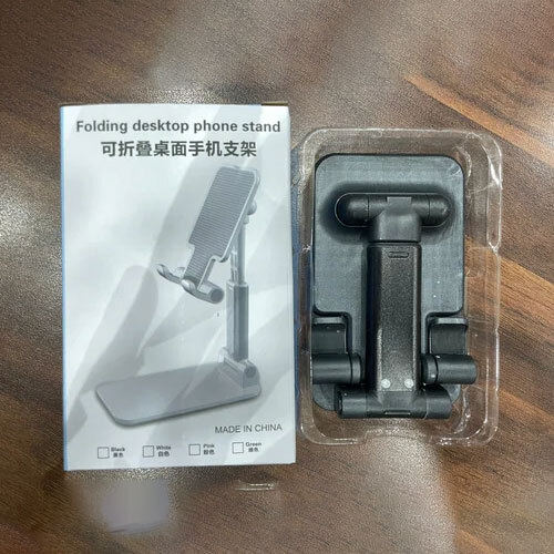 Folding Desktop Mobile Stand - Body Material: Plastic