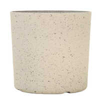 Sg-bpt150 White Sand Coated Round Planter - Dimensions: 32  Centimeter (cm)