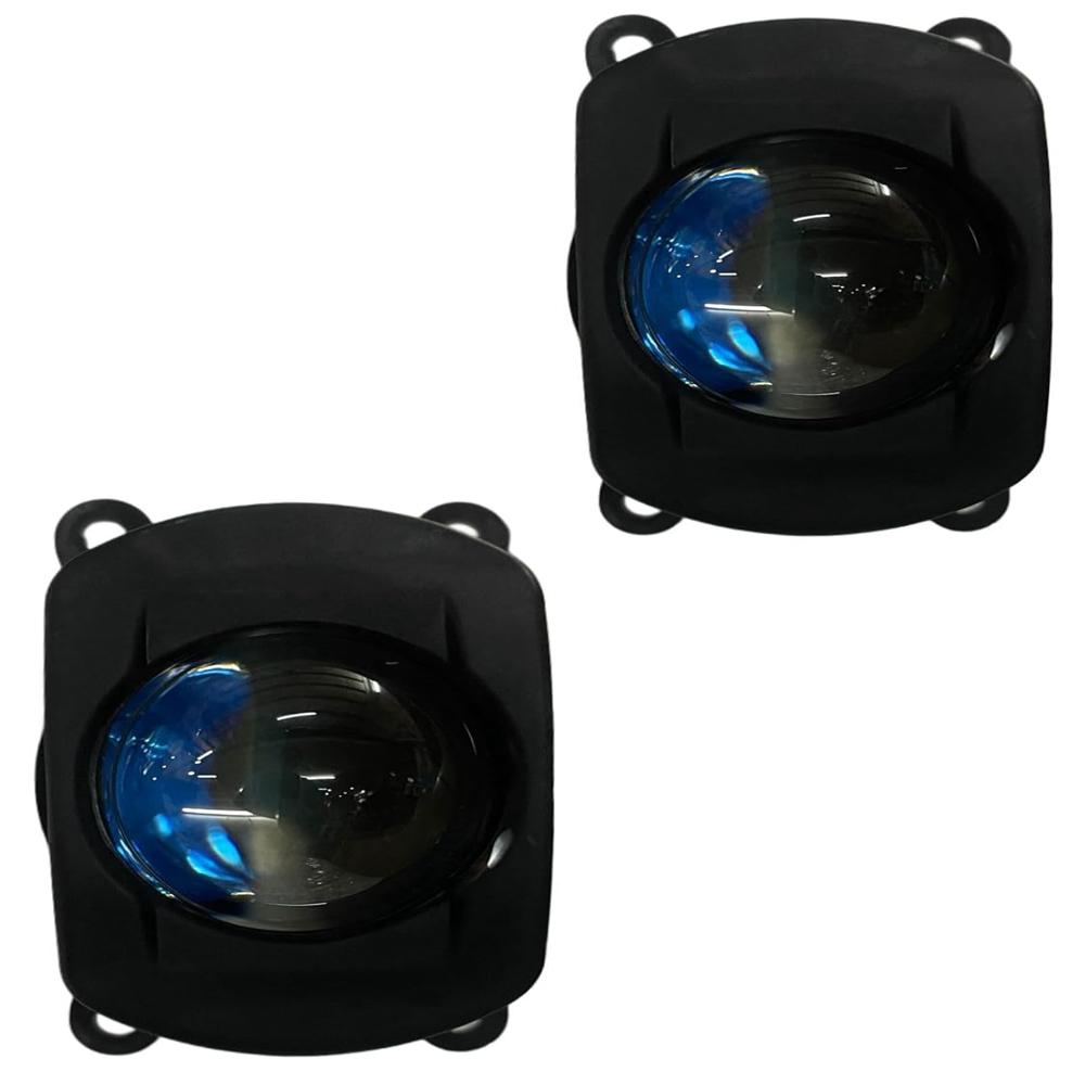 K D Projector Fog Lamp Set for Maruti Suzuki Brezza/Baleno 2023-Present, Pair (WHITE HALOGEN BULB)
