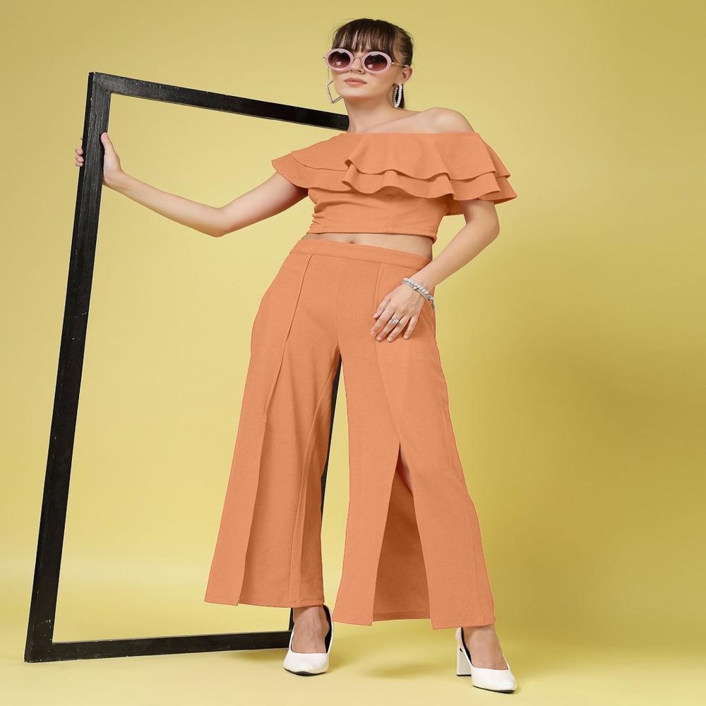 One Shoulder Sleeveless Crop