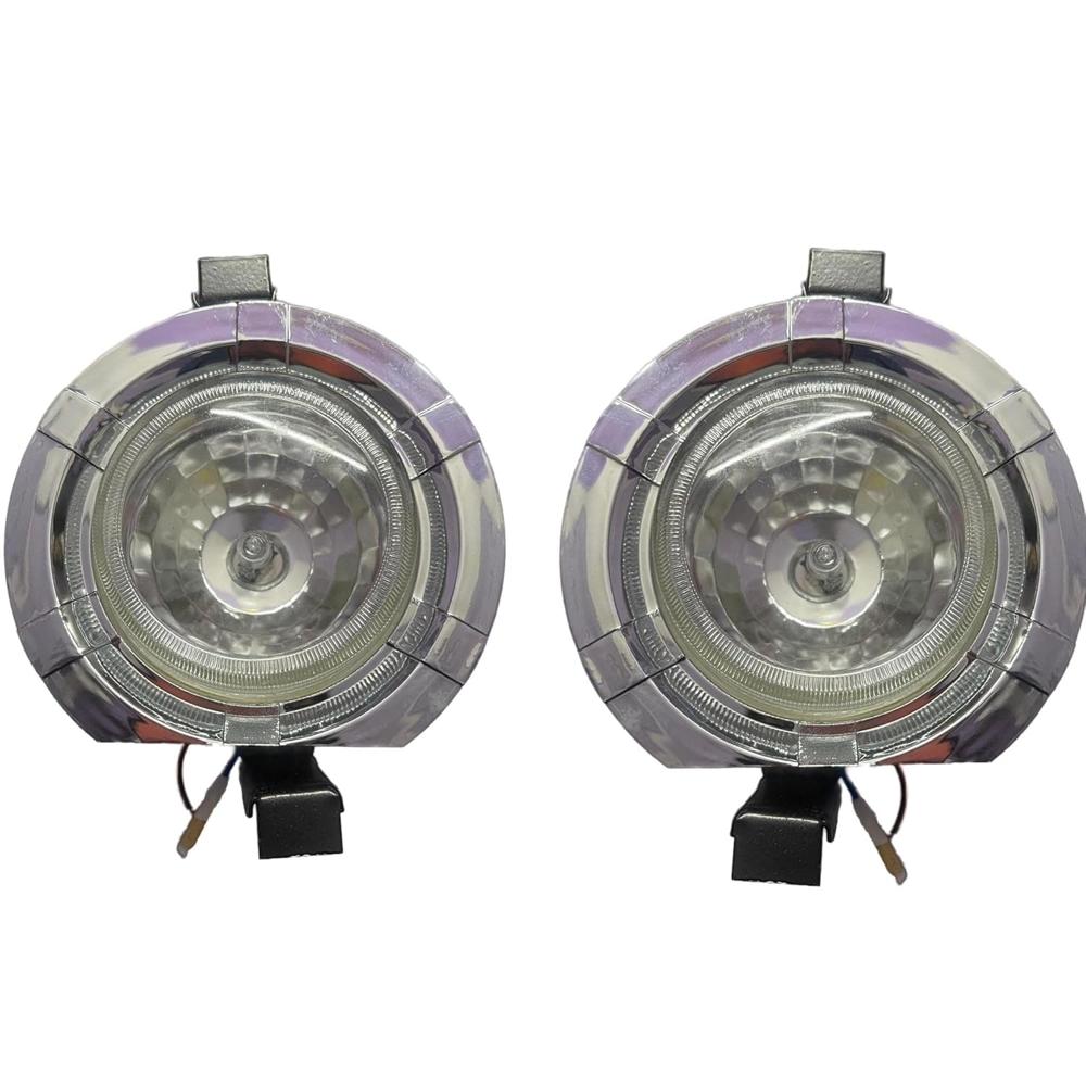 K D Fog Lamp Set for Mahindra Bolero With Bulb (Pair) New Model 2011-2020