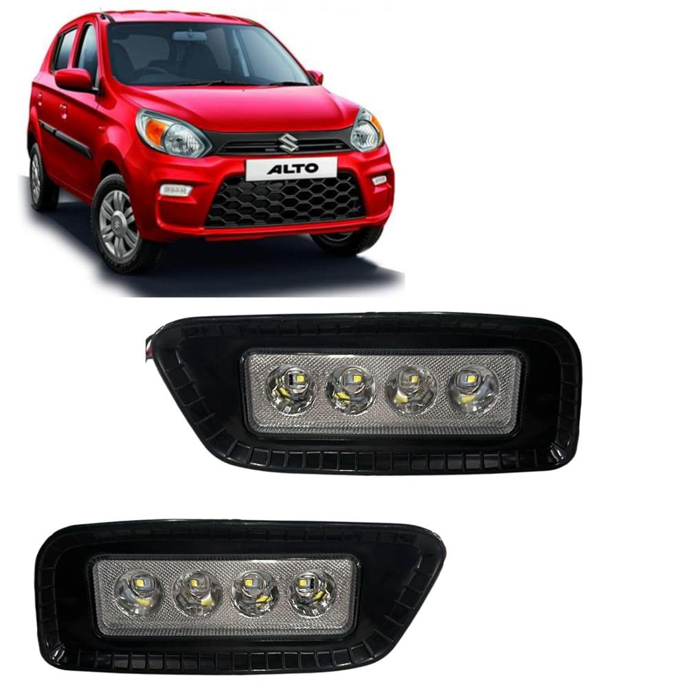 K D LED Fog Lamp Set for Maruti Alto 800, 2019-Now Model, Pair