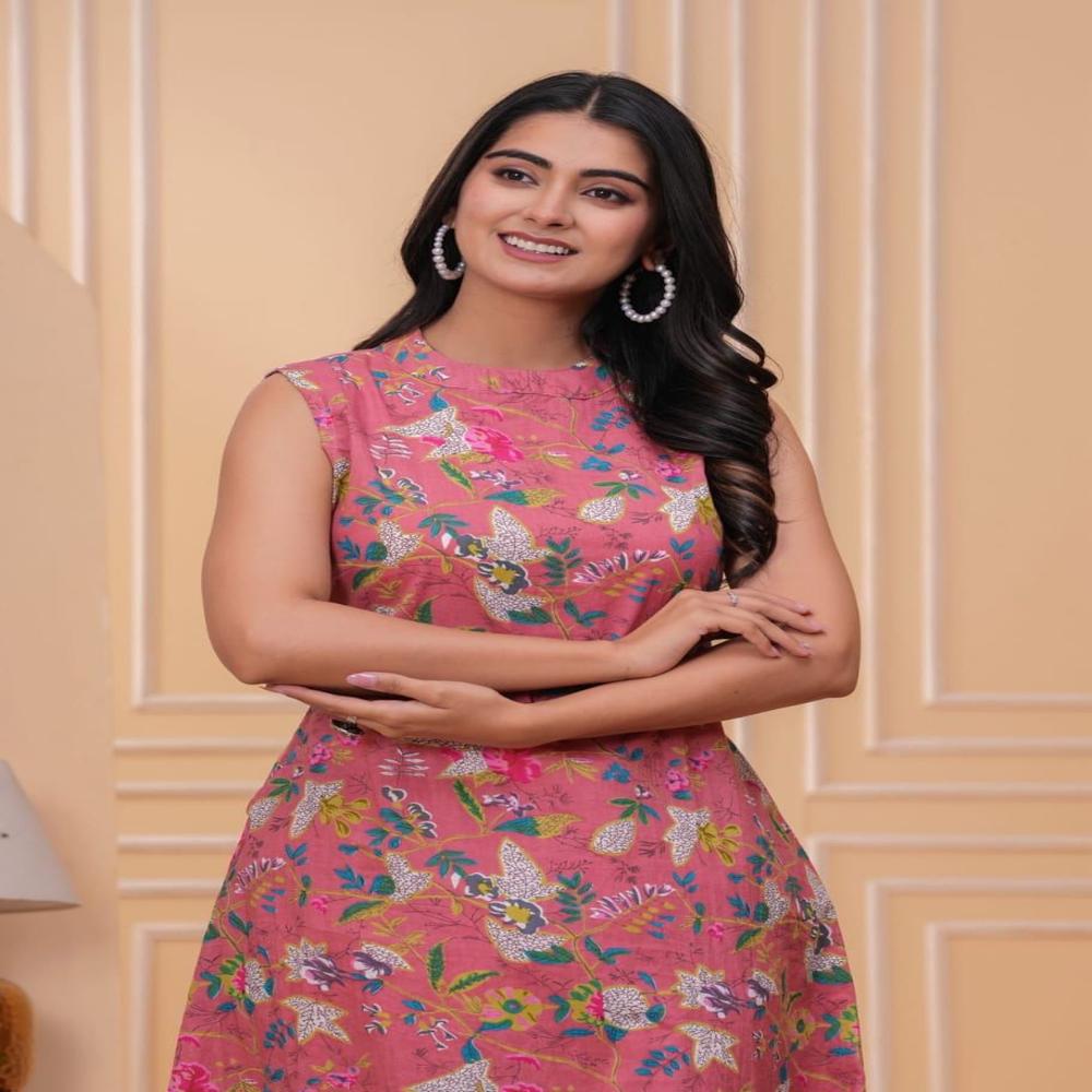Kurti Pant Set - Color: Multicolour