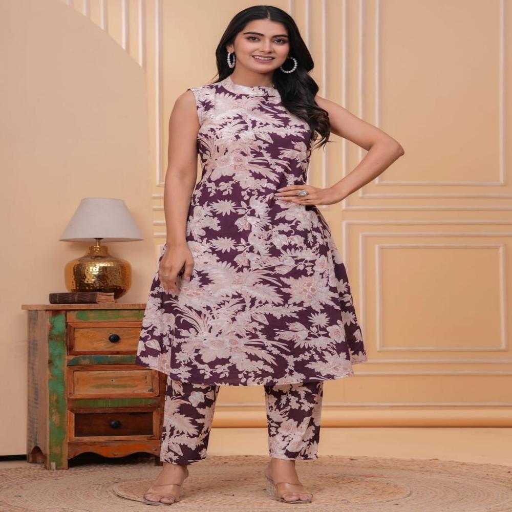 Kurti Pant Set - Color: Multicolour