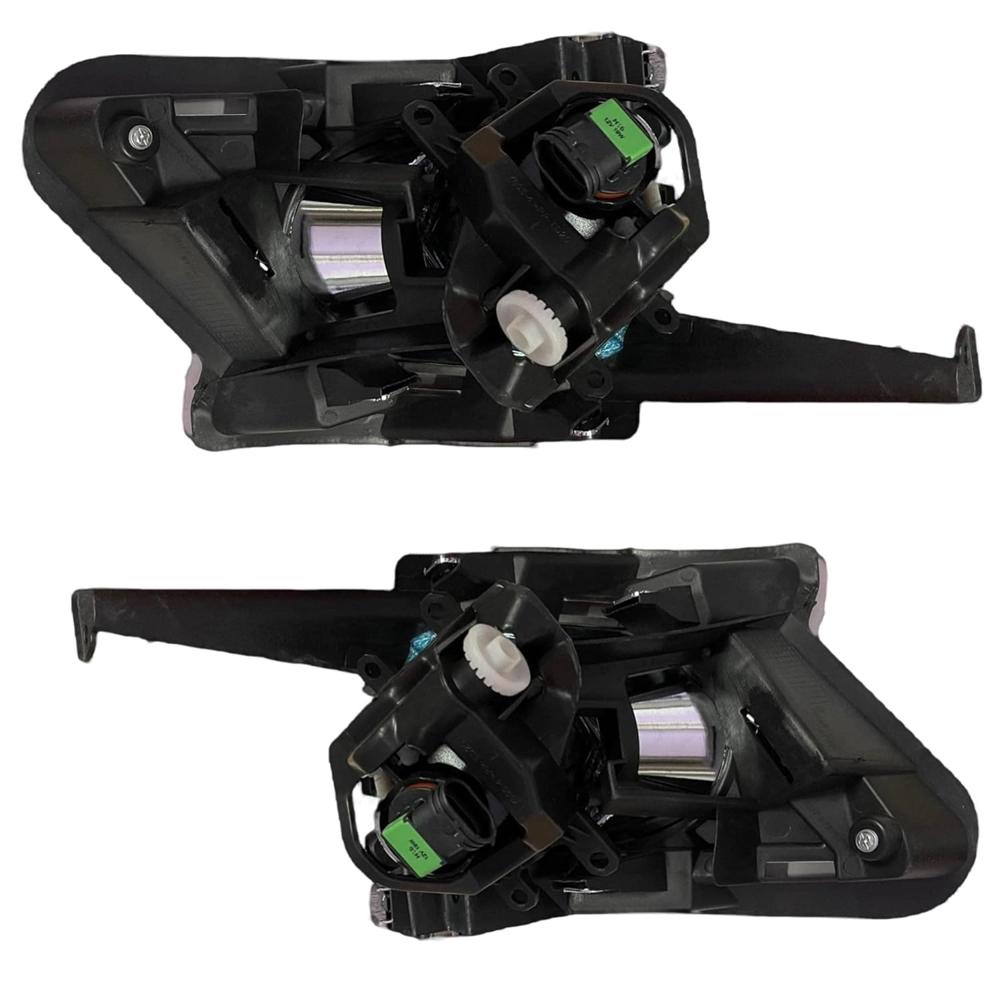 K D Fog Lamp Set For Innova Crysta With Bulb, Cover, Wire & Complete Kit (Pair) 2016-2020 - Color: Yellow