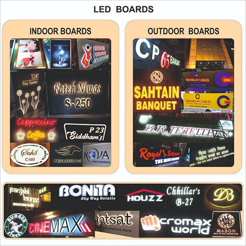 Led Sign Boards - Application: Industrial