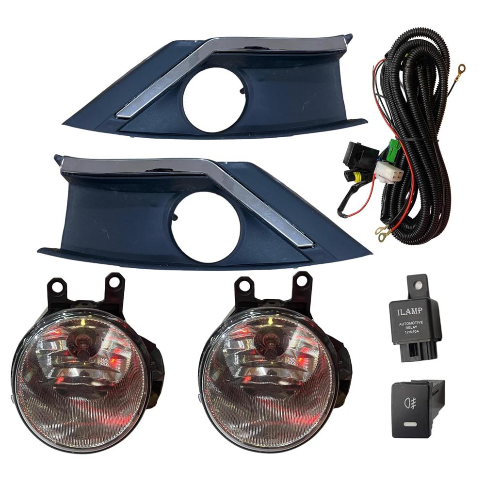 K D Fog Lamp Set For Innova Crysta With Bulb, Cover, Wire & Complete Kit (PAIR) 2021-2022