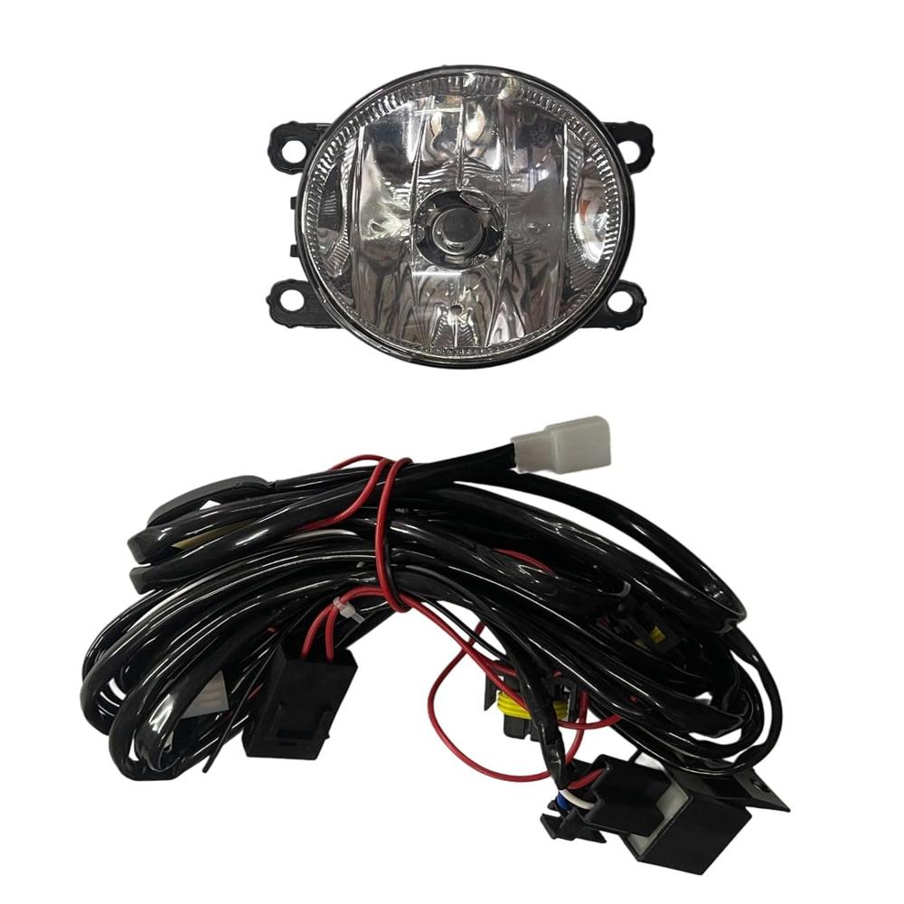 K D Fog Lamp Kit for Tiago 2020-Present, Complete Set With Bulb, Wiring, Relay & Switch