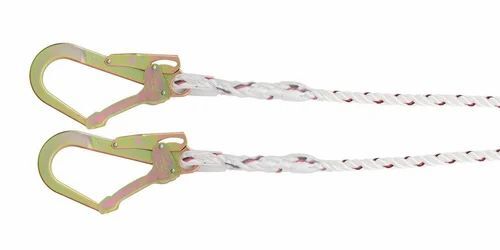 Isf-01 Fall Restraint Twisted Rope Lanyards - Color: White