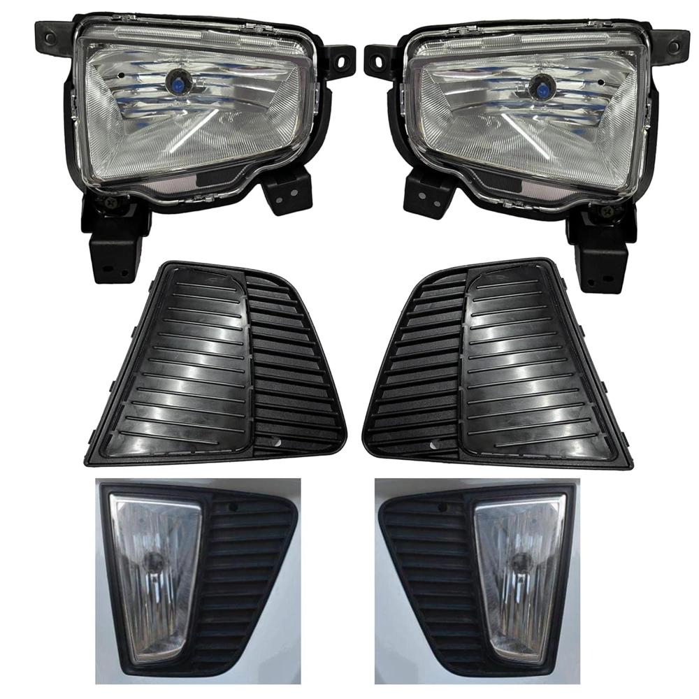 K D Fog Lamp Set for Hyundai Creta (Pair) With Bulb & Bracket 2015-2018 | Halogen