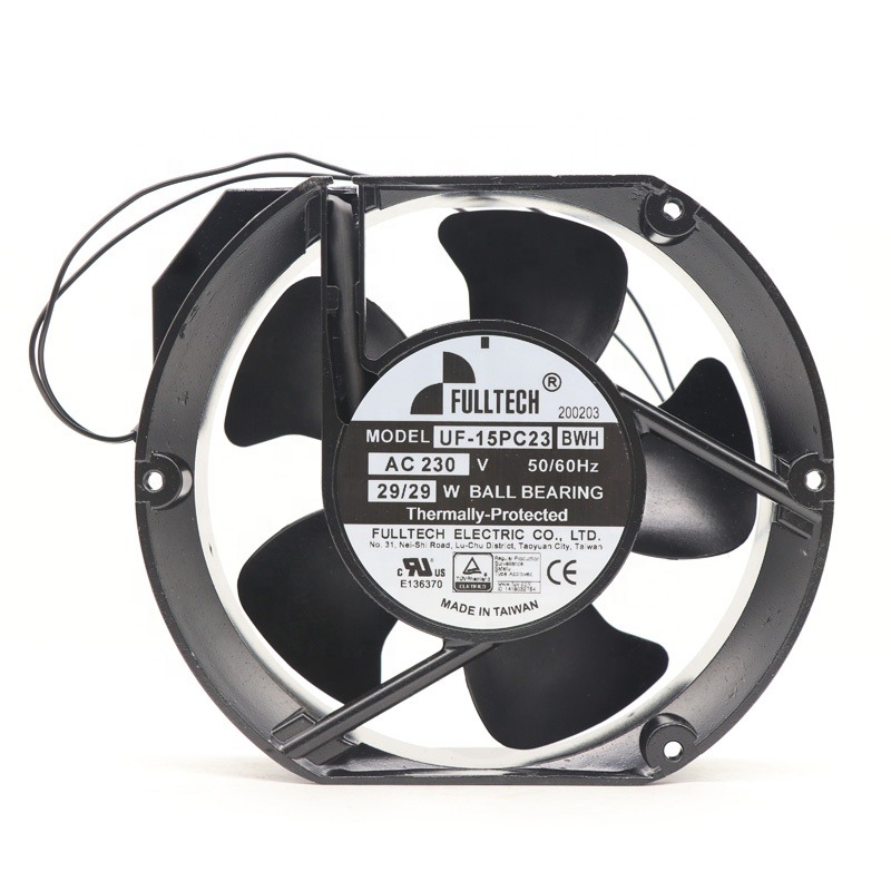 FULLTECH UF-15PC23BWH UF-15PC23 BWH 172X150X51MM 230V 50HZ 226CFM 29W IP55 Ball Bearing CPU Axial Cooling Fan
