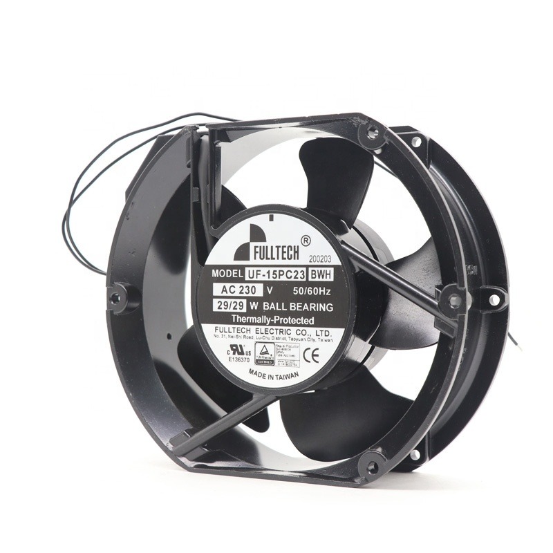 FULLTECH UF-15PC23BWH UF-15PC23 BWH 172X150X51MM 230V 50HZ 226CFM 29W IP55 Ball Bearing CPU Axial Cooling Fan