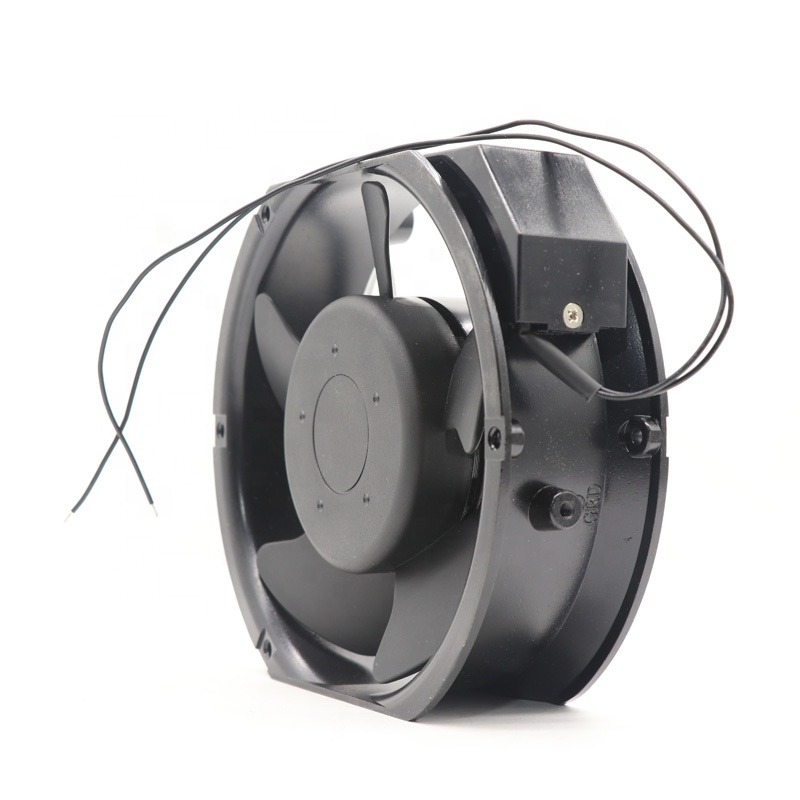 Fulltech Uf-15pc23bwh Uf-15pc23 Bwh 172x150x51mm 230v 50hz 226cfm 29w Ip55 Ball Bearing Cpu Axial Cooling Fan - Color: Black
