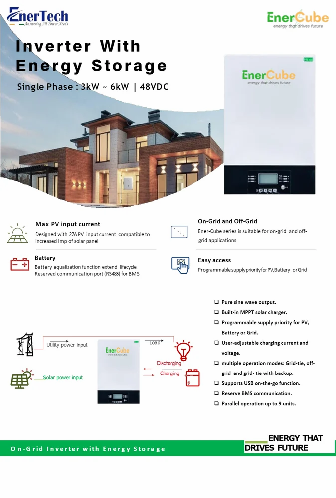 3kw 48vdc 1p-1p Solar Hybrid Inverter - Application: Commercial