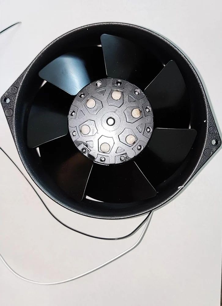 NISIKI NIS-17251HB2 Axial Fan 230V-50/60Hz 31/28W DC Brushless Air Coolig Fan 3600 RPM 172 * 150 * 51mm 2Wire (Metal)