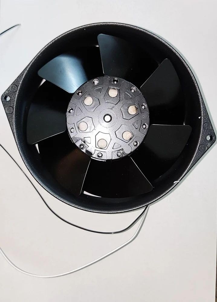 NISIKI NIS-17251HB2 Axial Fan 230V-50/60Hz 31/28W DC Brushless Air Coolig Fan 3600 RPM 172 * 150 * 51mm 2Wire (Metal)