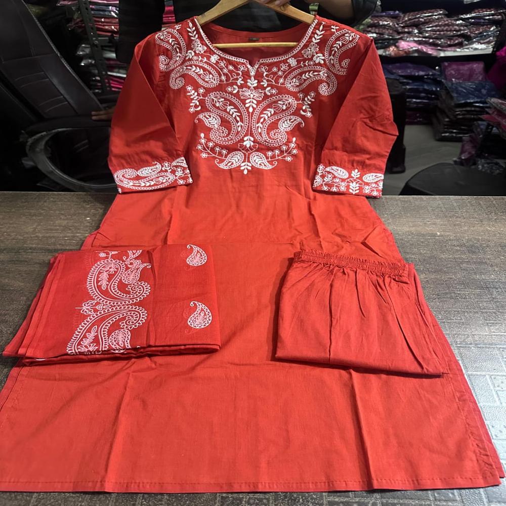 Kurti With Pant - Feature: Washable