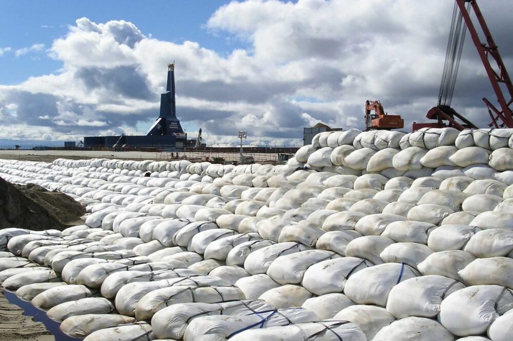 ESCOLLERA DE PROTECCIN EN PUERTO BAG