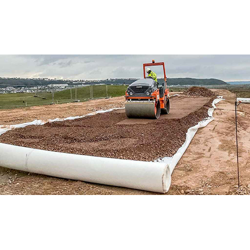Road construcktion geotextil as seperation layer