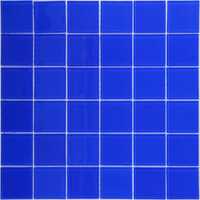 48Mm Crystal Glass Tiles - Color: Blues