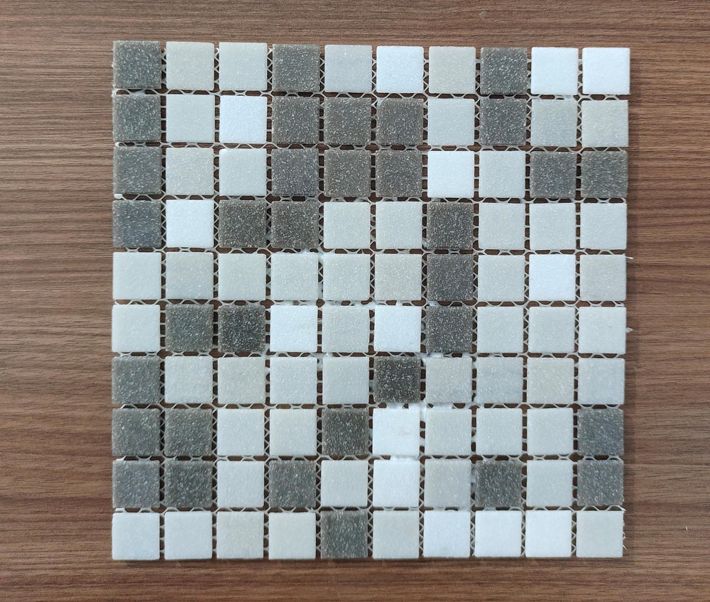 20mm Glass Mosaic Tiles - Color: Cream