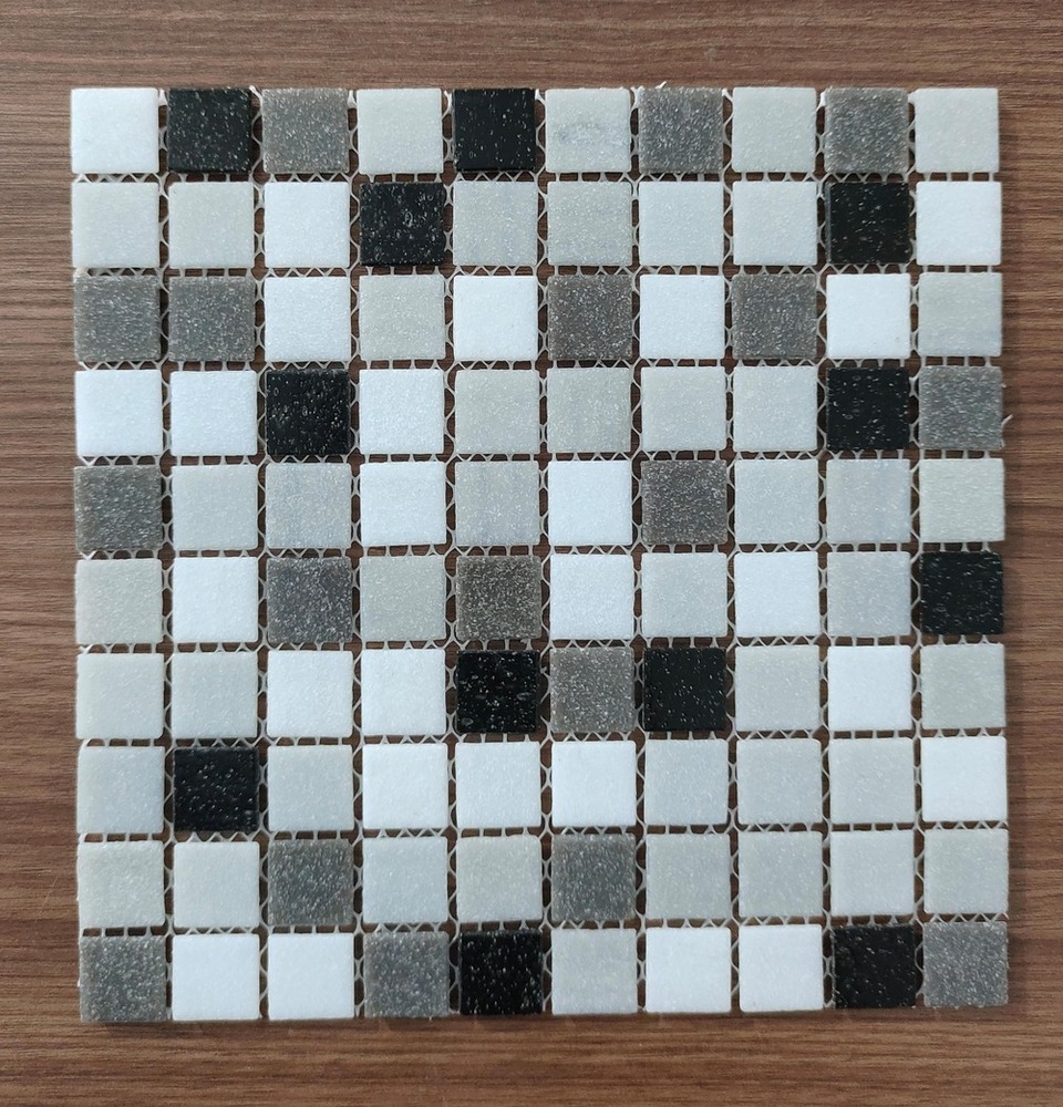 20mm Glass Mosaic Tiles - Color: Cream
