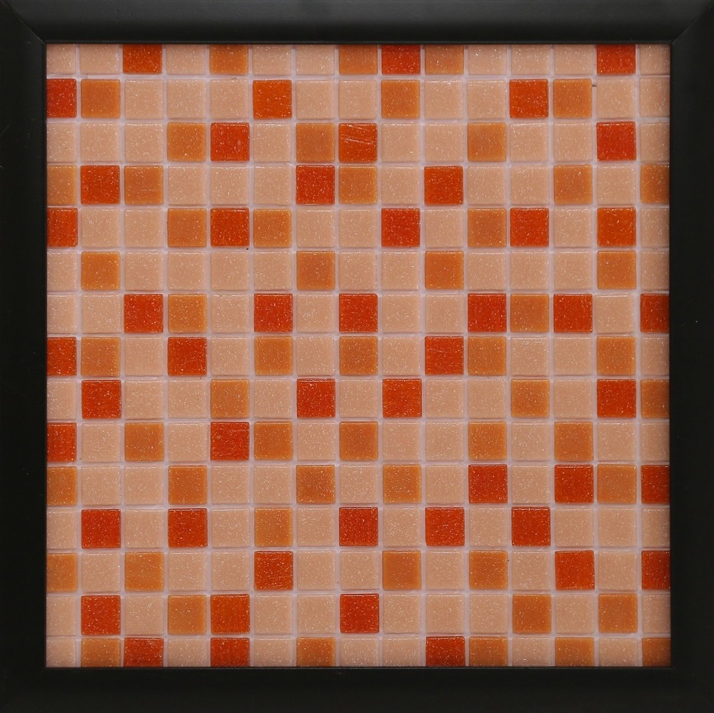 20mm Glass Mosaic Tiles - Color: Cream