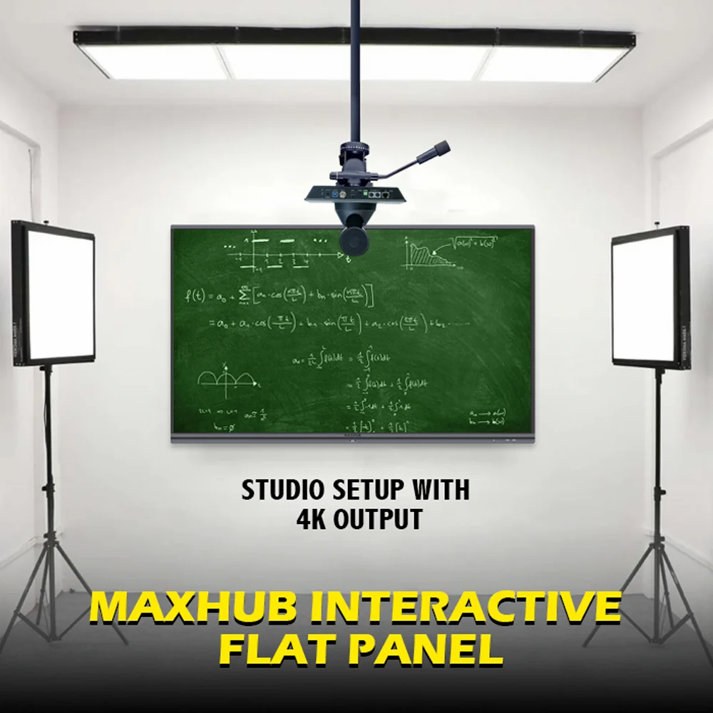 Maxhub 75 Inch Interactive Flat Panel With Ops - Color: Black