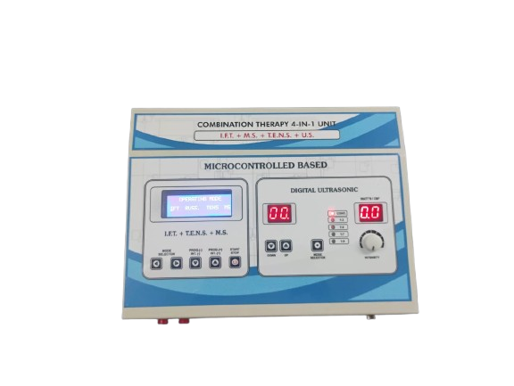 Combo IFT TENS US MS Electrotherapy Physiotherapy Machine for Pain Relief