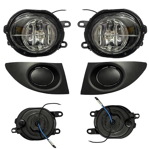 K D Halogen Fog Lamp Set For Tata Indigo Cs/Indica V3 / (With Bulb) Pair 2002-2018