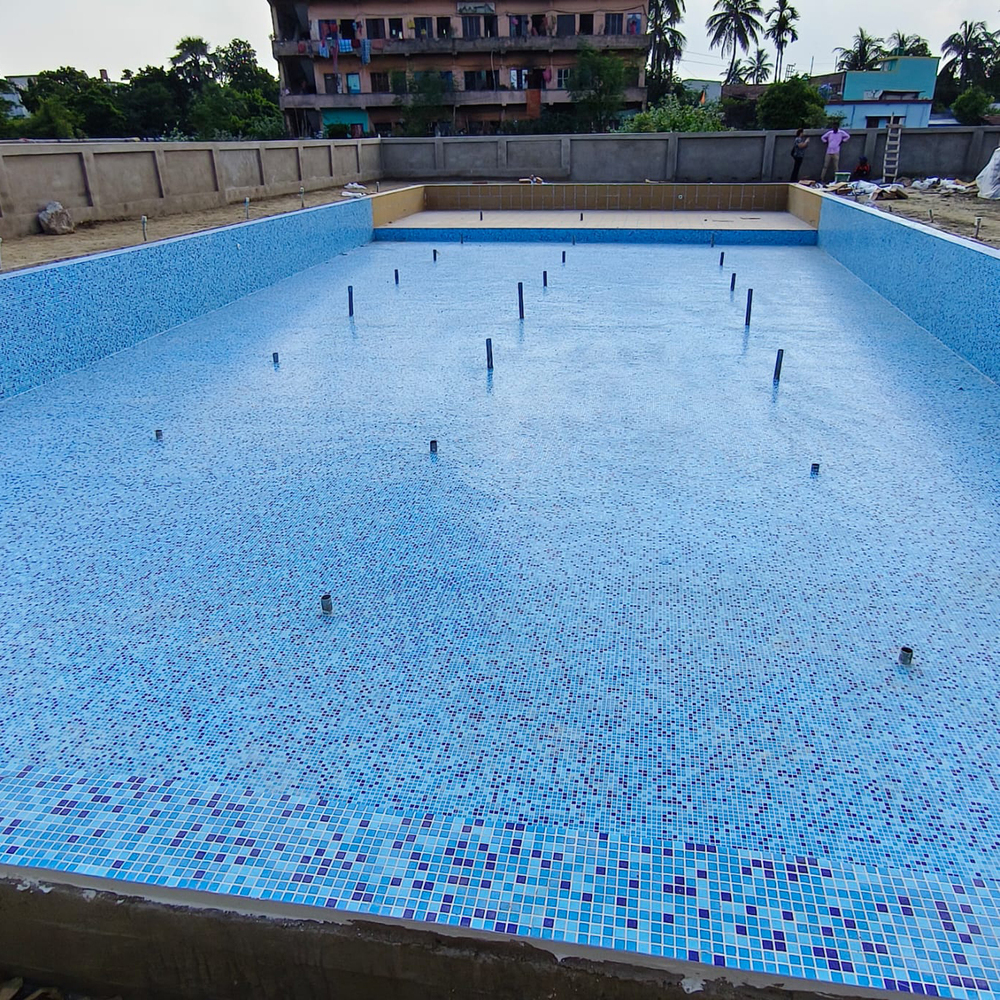 Outdoor Swimming Pool - Color: Blue