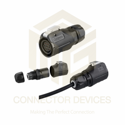 LP16 250V 5A 7Pin Female Plug IP67 Waterproof Power Connector