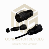 Lp16 250v 5a 7pin Female Plug Ip67 Waterproof Power Connector - Application: Industrial
