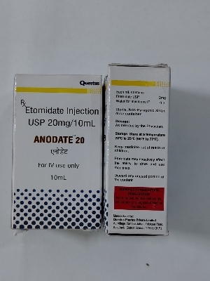 Etomidate Injection Usp 20Mg/10Ml - Origin: India