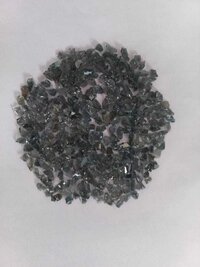 Smokey grey crushed glass chips and aggregate
