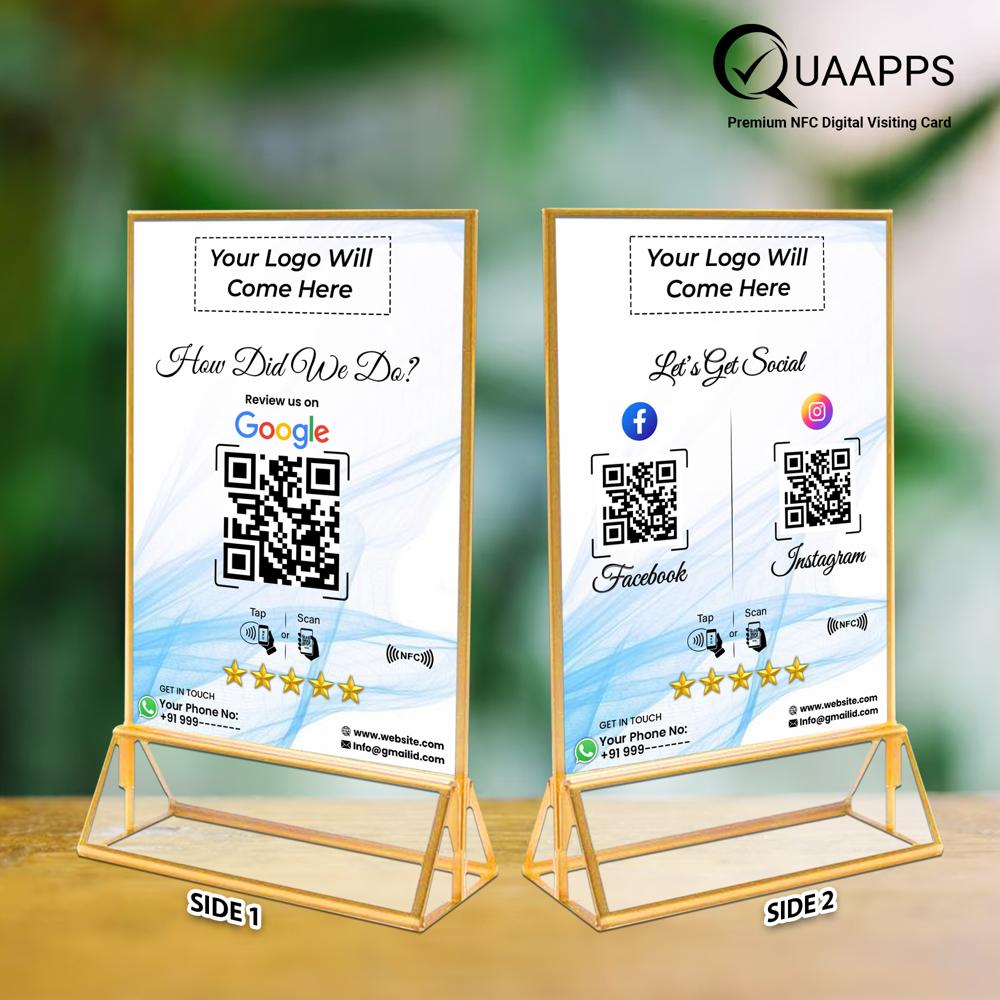 Google Review Scanner Plus 2 Social Media Stand