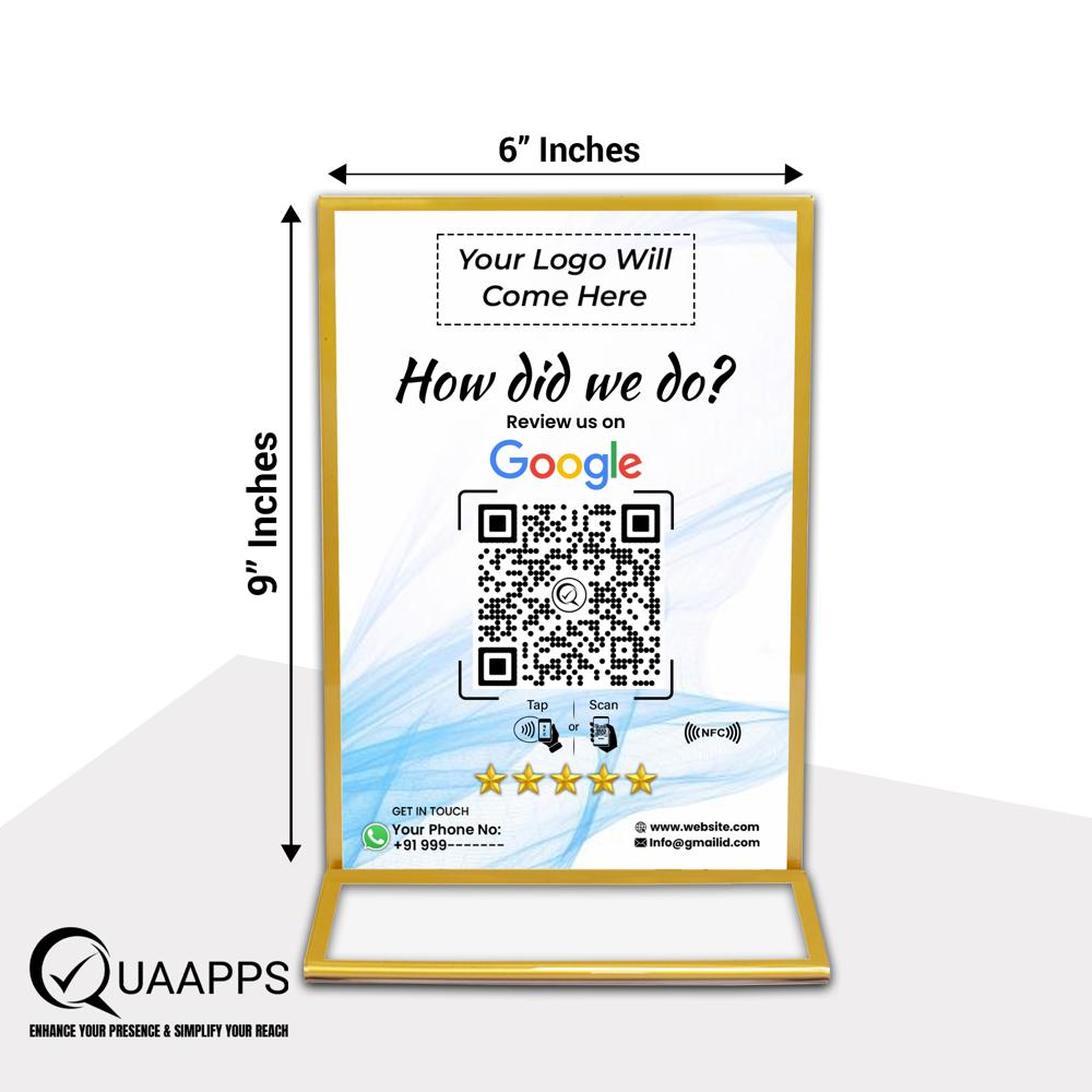 Google Review Scanner Plus 2 Social Media Stand