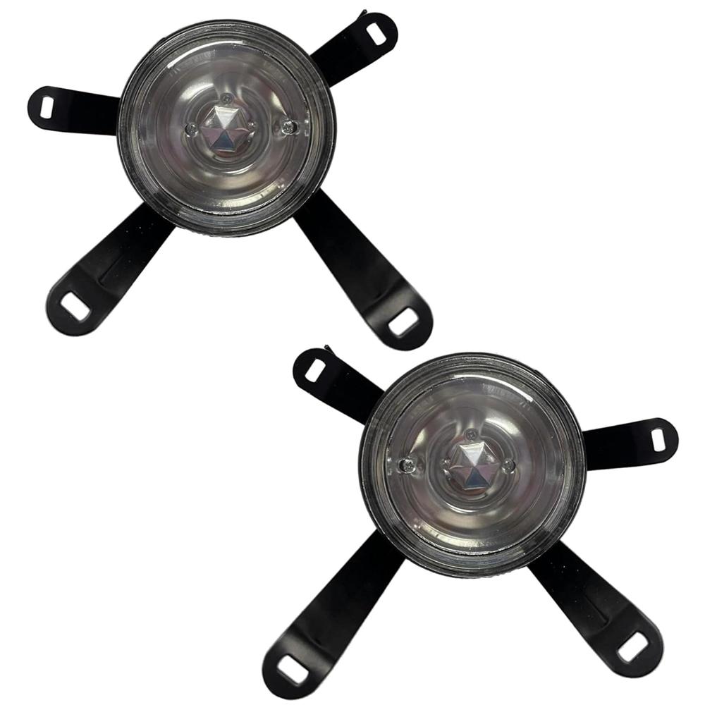 K D Fog Lamp set For Maruti Zen Estilo (With Bulb) Pair 2009-2013 Type 2