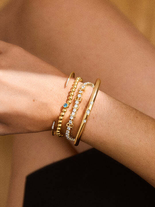 6.75 Inch Lab-grown Diamond Custom Letter Tennis Bracelet