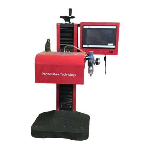 DPL-120 पेन्यूमैटिक LCD आधारित डॉट पीन मार्किंग मशीन